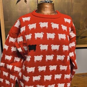 Rowing Blazers Sheep Sweater Size Large